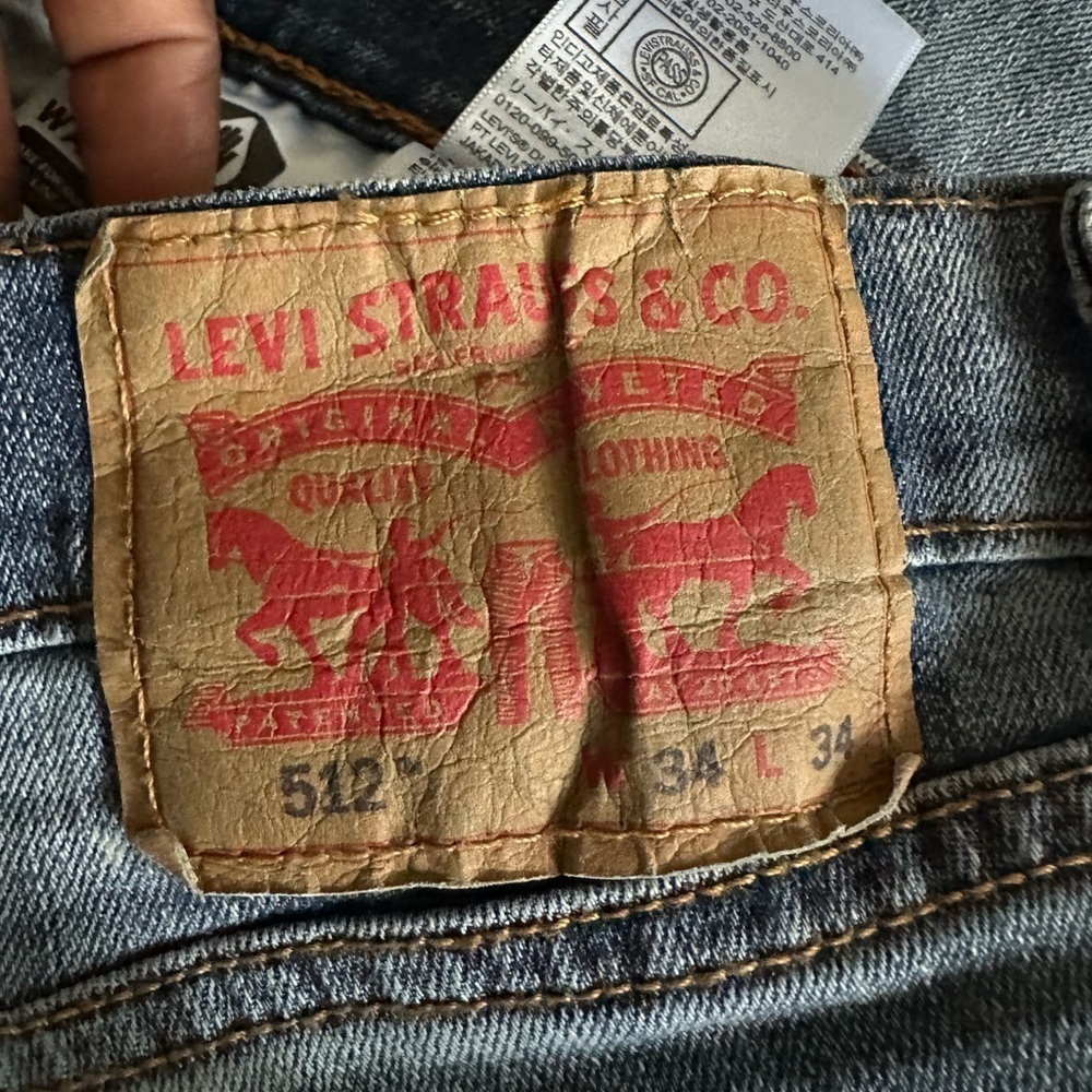 Levi’s Strauss & Co 512 Medium Wash Jeans W34 X L34 - Picture 16 of 16